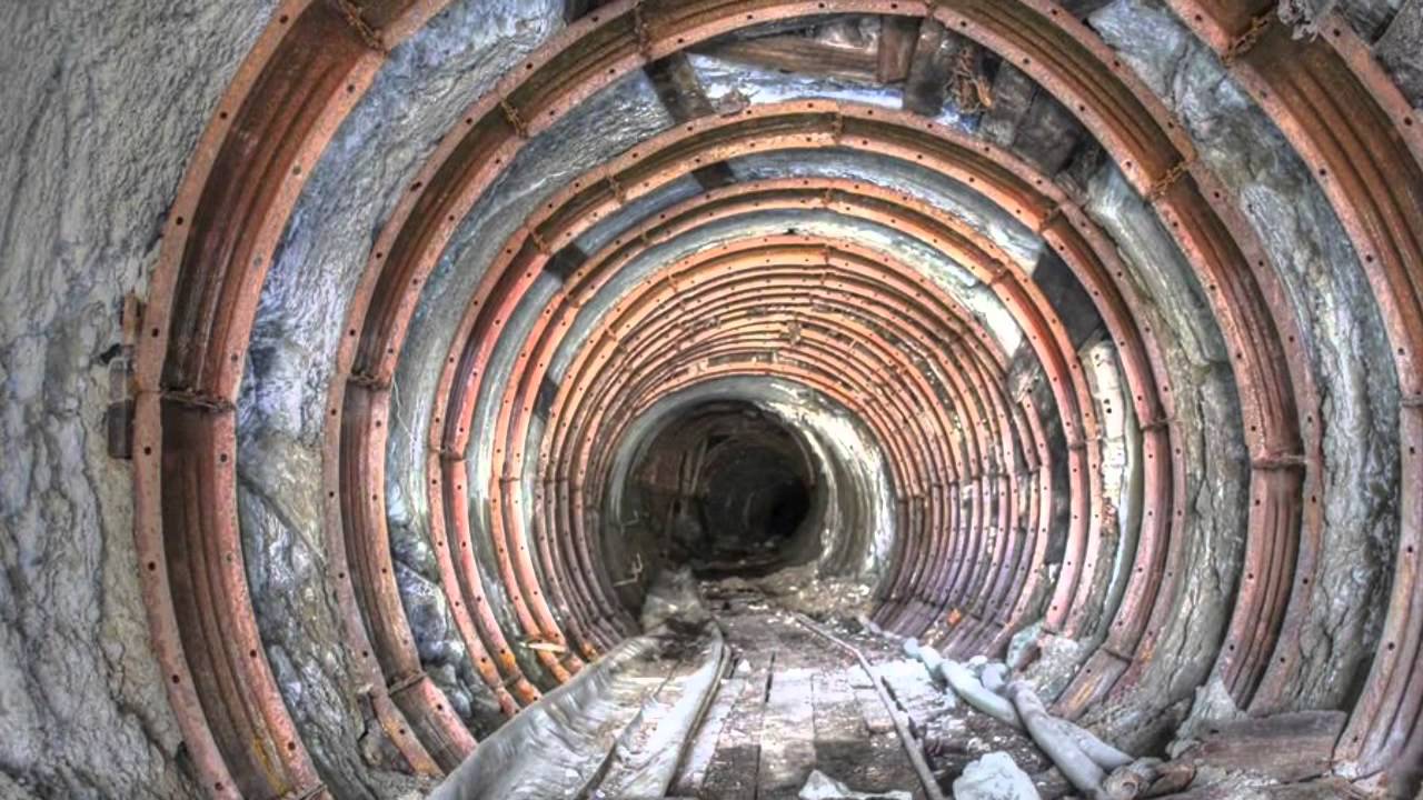 Inside a historic mine tunnel in the Troodos Mountains
